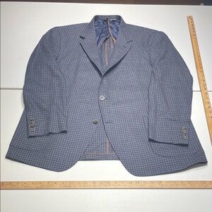Coppley size 58C/48T (XXLT) Blue “Houndstooth” Sports Jacket.